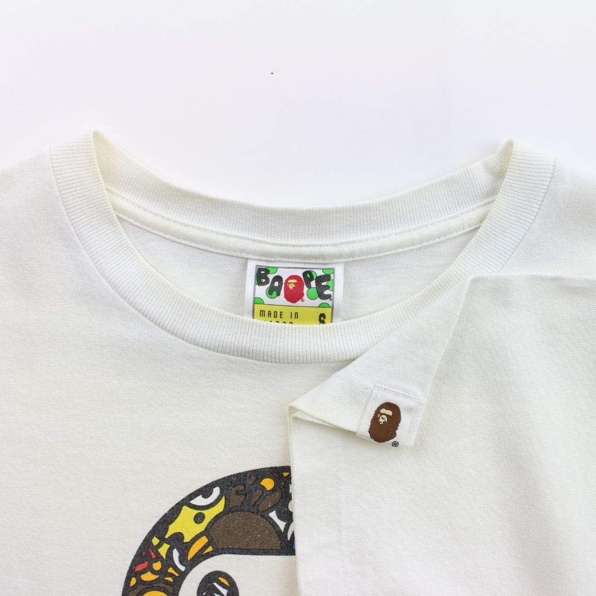 Bape Baby Milo Safaris Figure Tee White - SaruGeneral