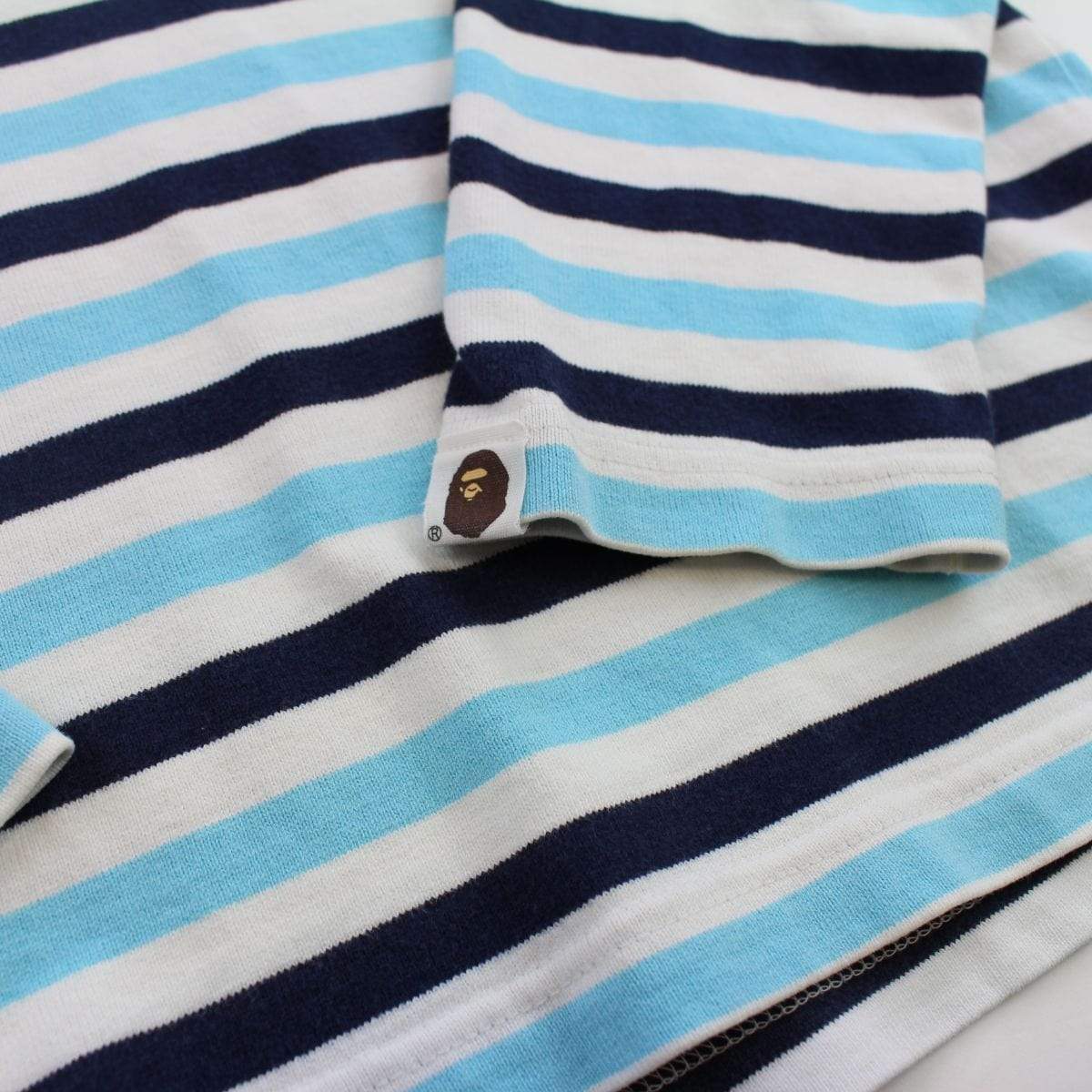 Bape Blue Striped LS - SaruGeneral