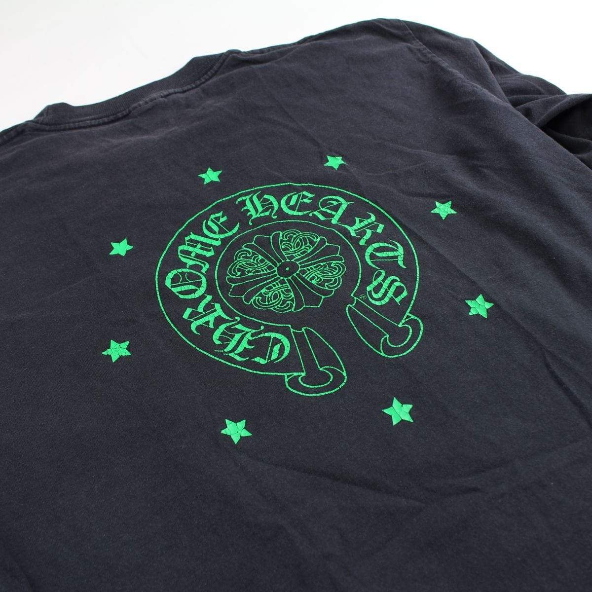 chrome hearts green cross stars ls black 90's - SaruGeneral