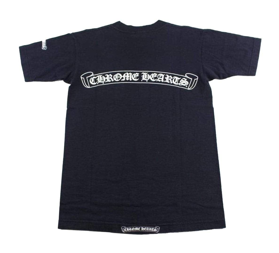 chrome hearts Ribbon backprint tee black – SARUGENERAL