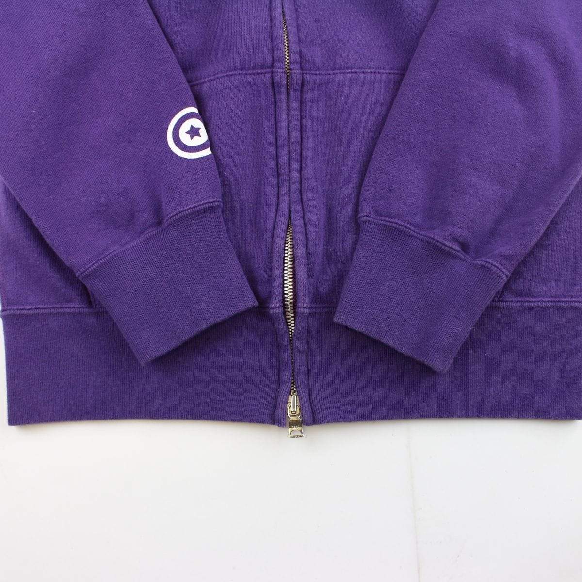 Bape Purple Camo Shark Face Hoodie Purple - SaruGeneral