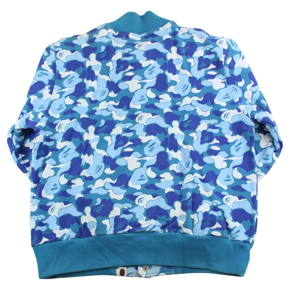Bape ABC Blue Camo Varsity Jacket - SaruGeneral