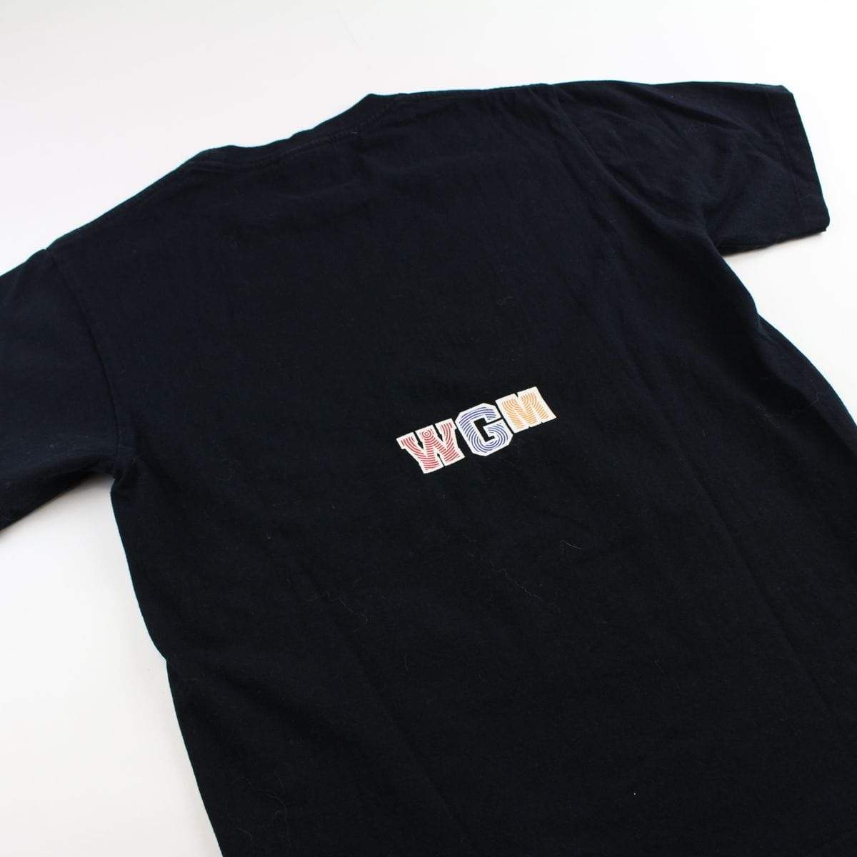 Bape Black Shark Face Glasses Logo Tee Black - SaruGeneral