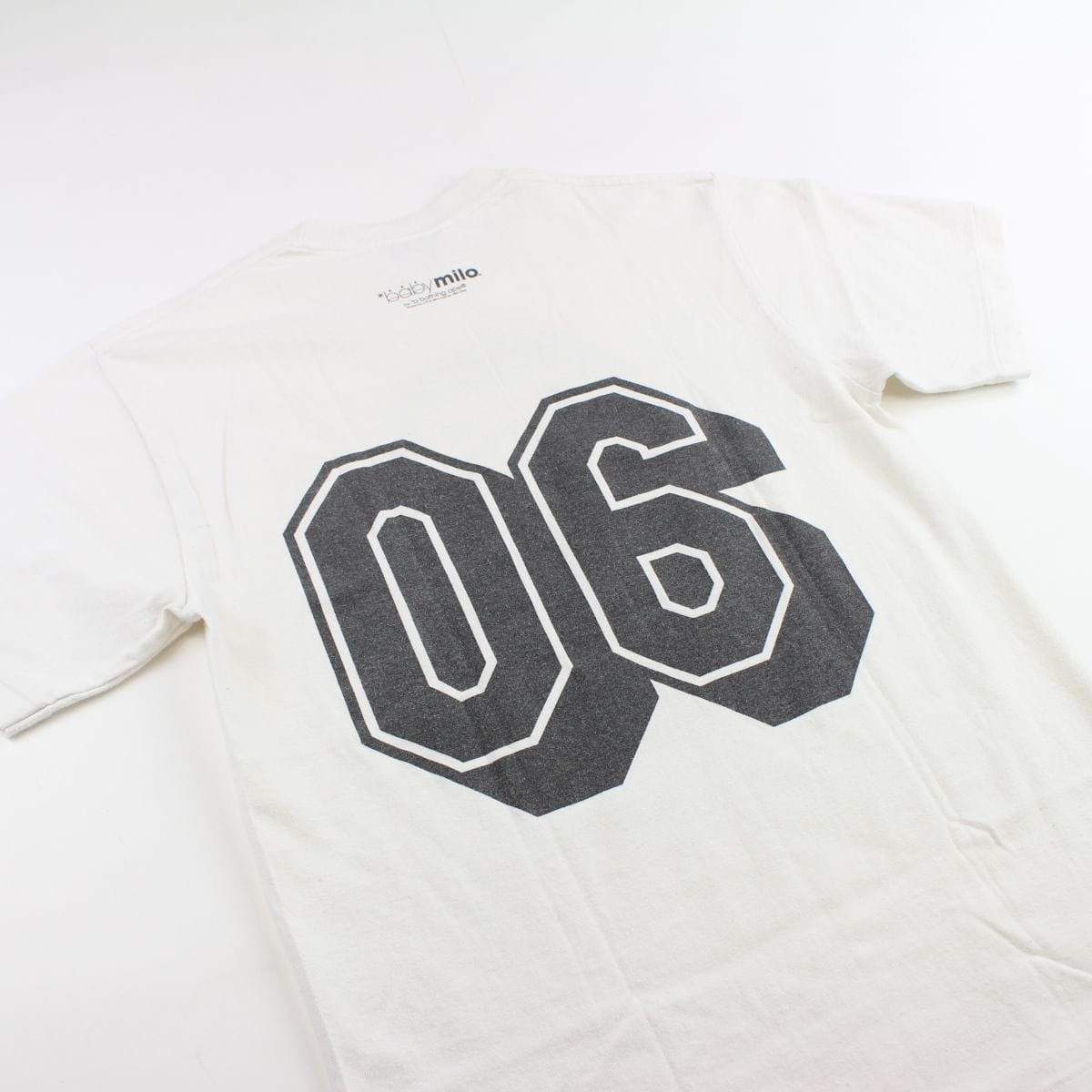 Bape Baby Milo black figure tee white - SaruGeneral