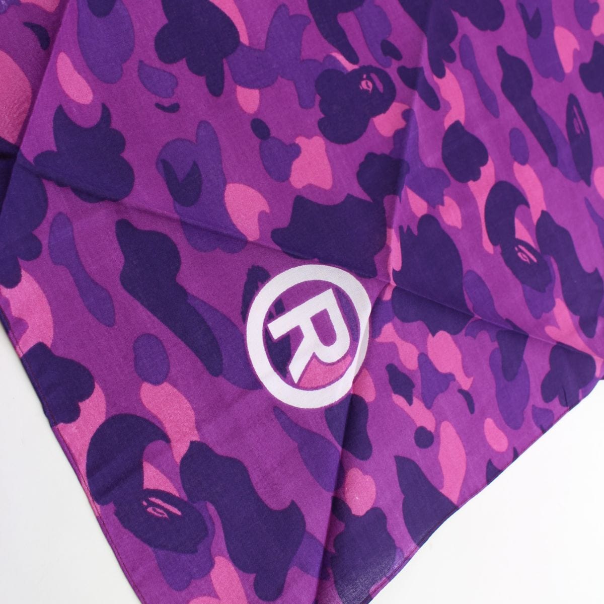 Bape Purple Camo Bandana - SaruGeneral