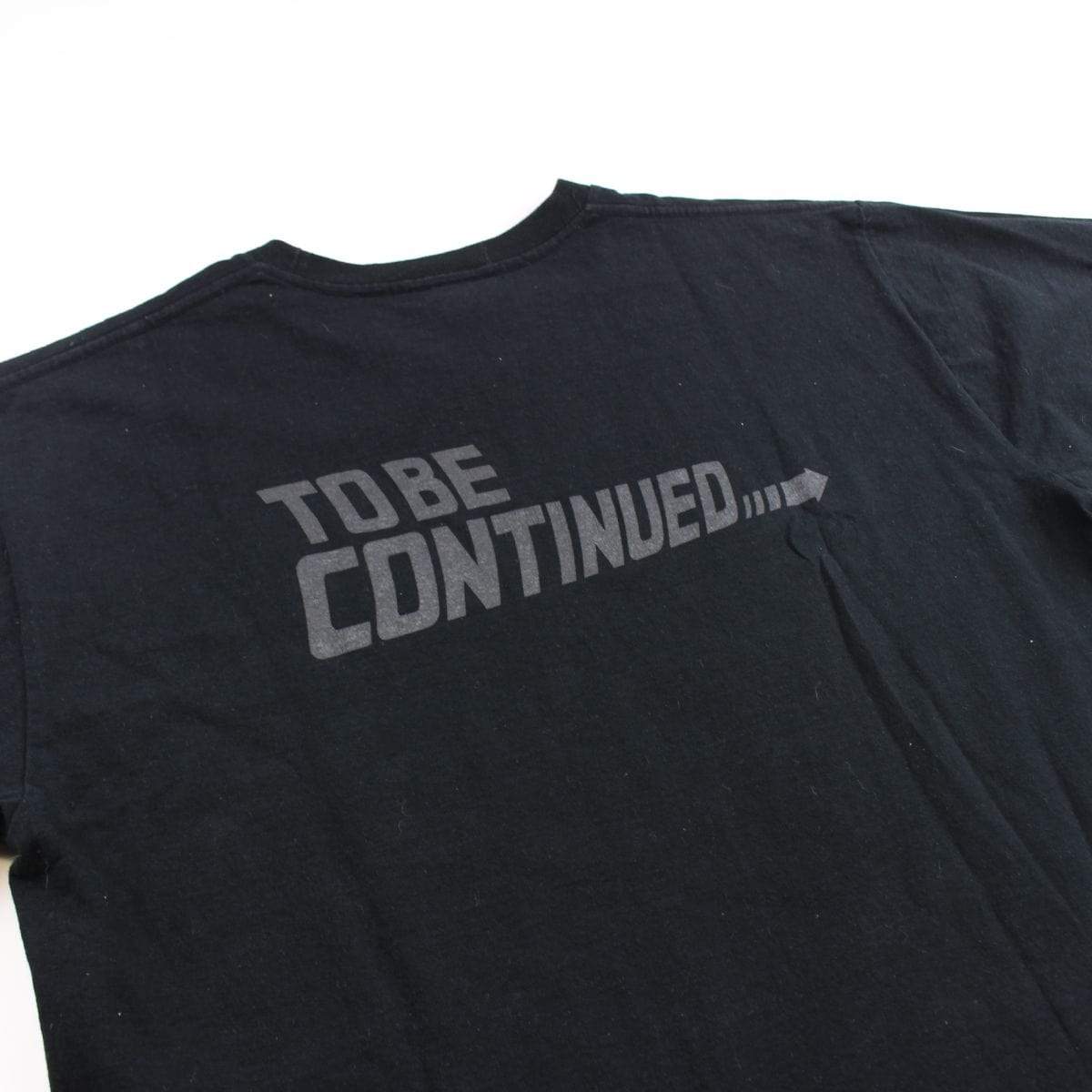 Bape x Back to the Future Green Camo Logo Tee Black - SaruGeneral