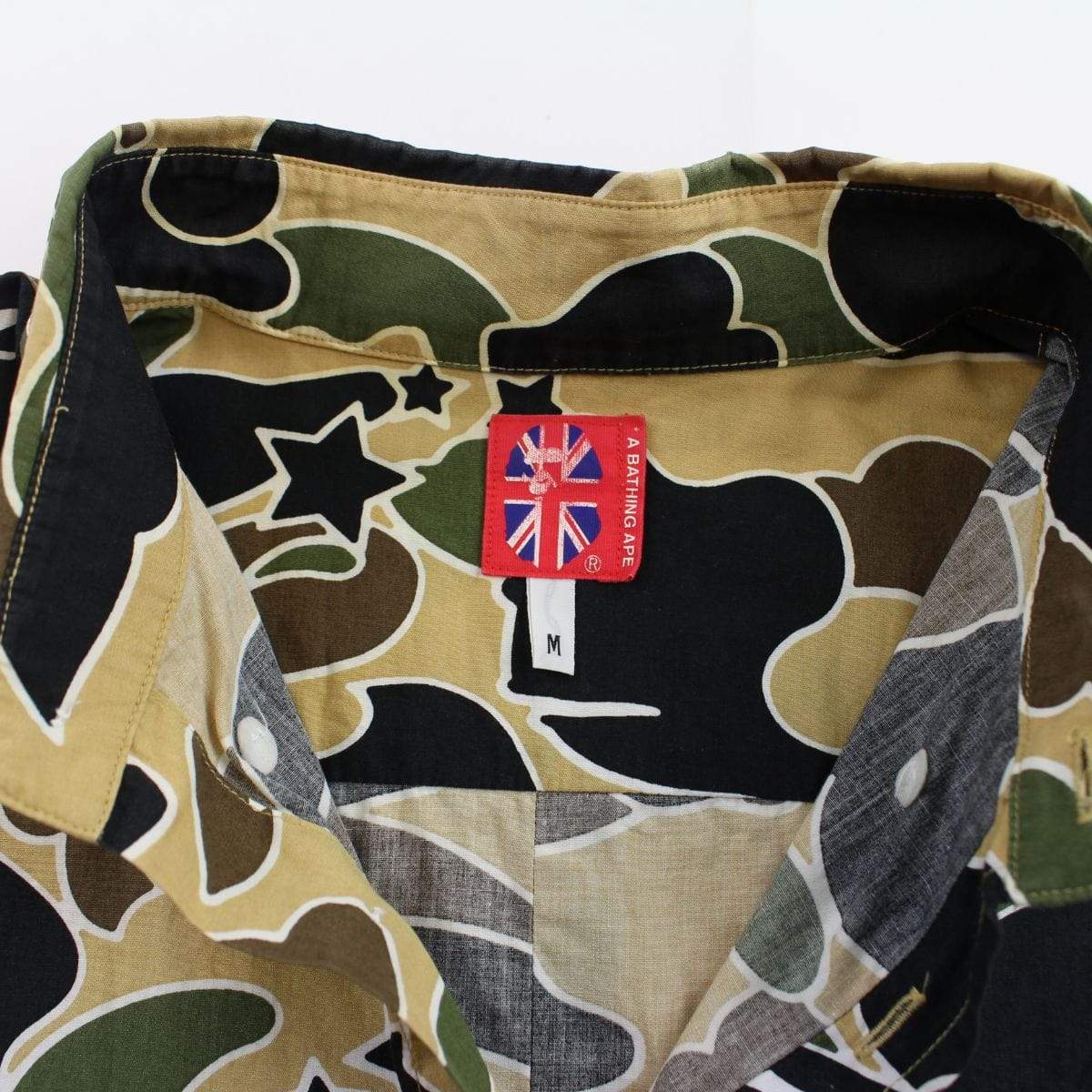 bape 1st yellow camo psyche shirt - SaruGeneral