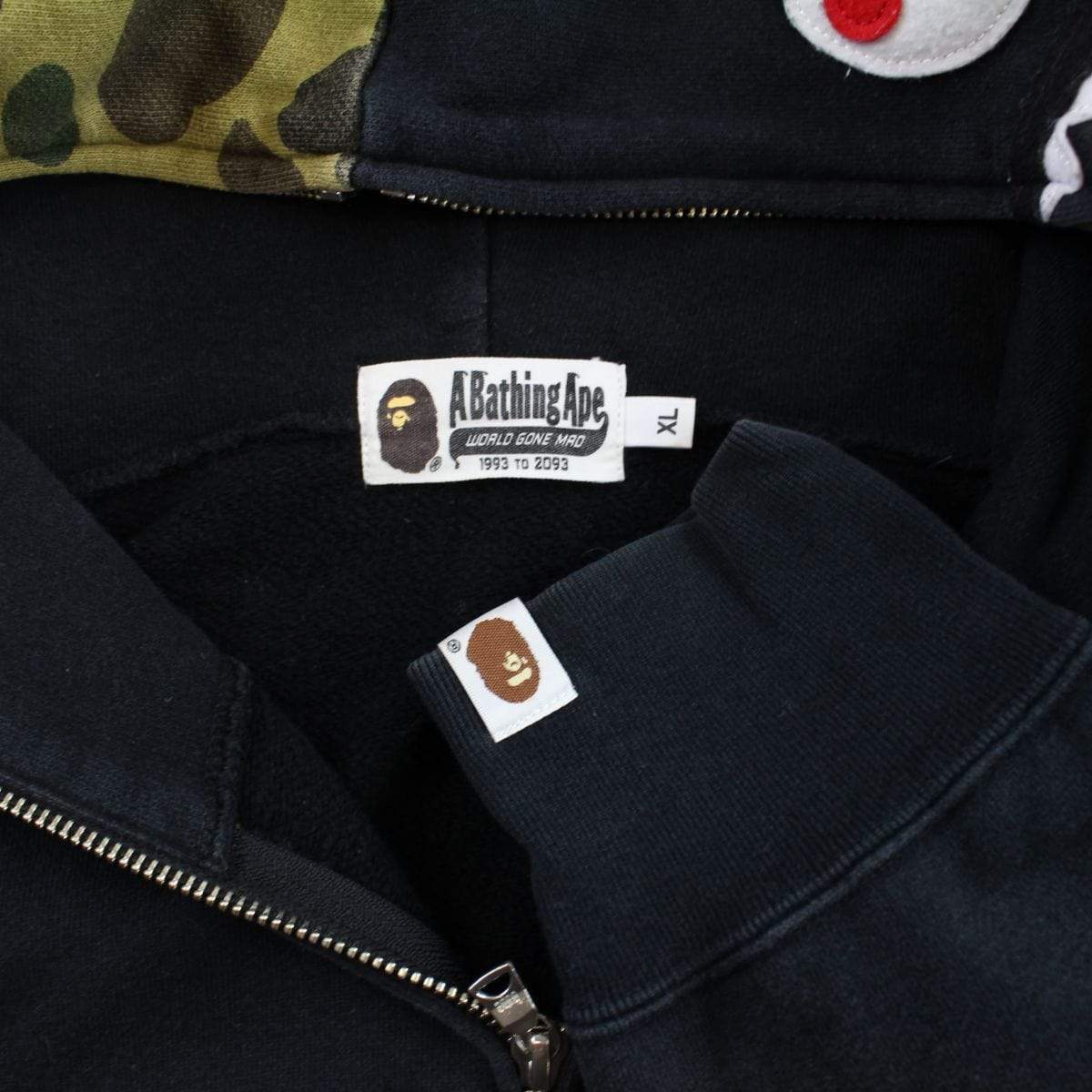 bape 1st green camo shark black - SaruGeneral