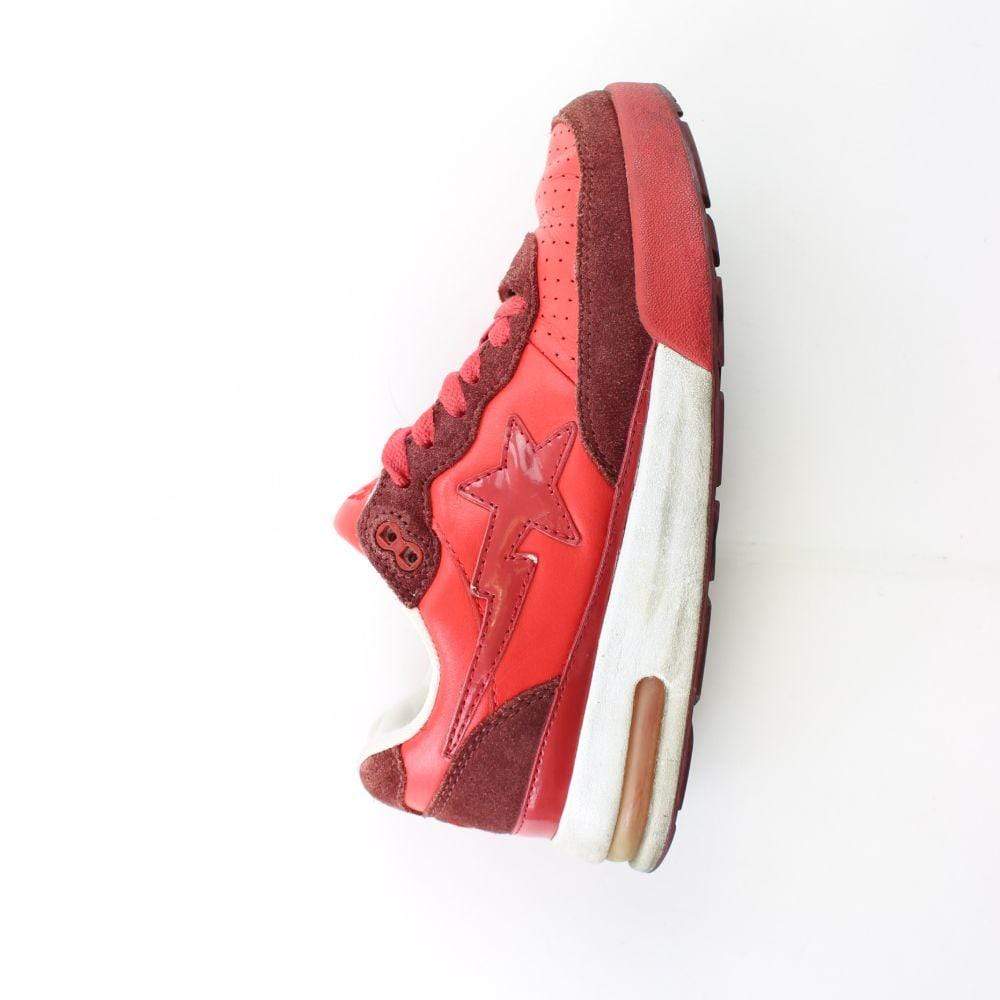 Bape Roadsta Red Suede - SaruGeneral