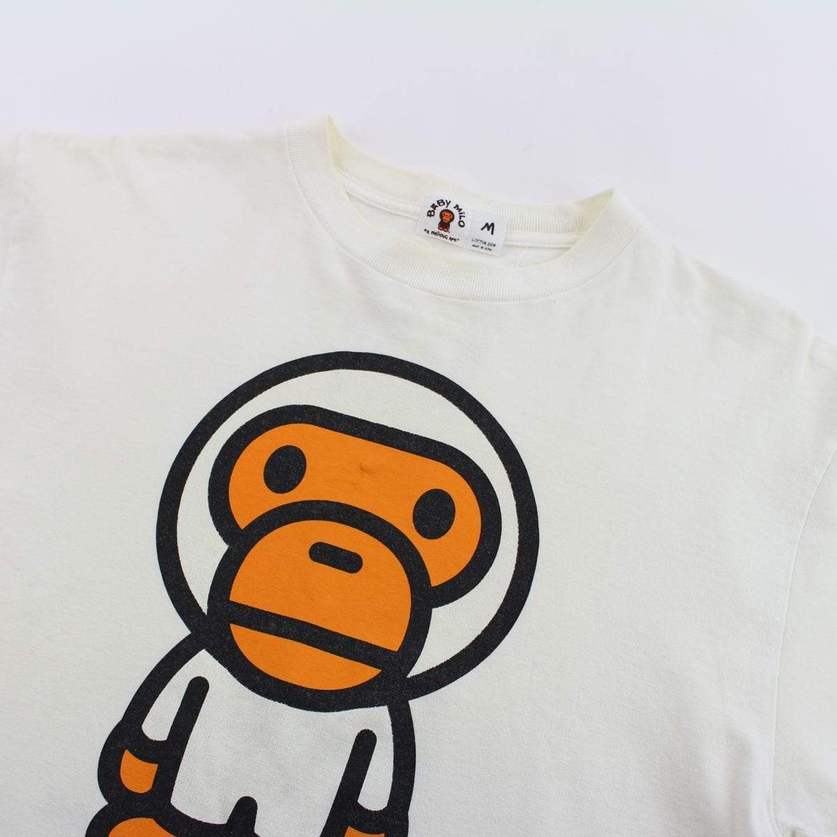 Bape Baby Gutan Tee White - SaruGeneral