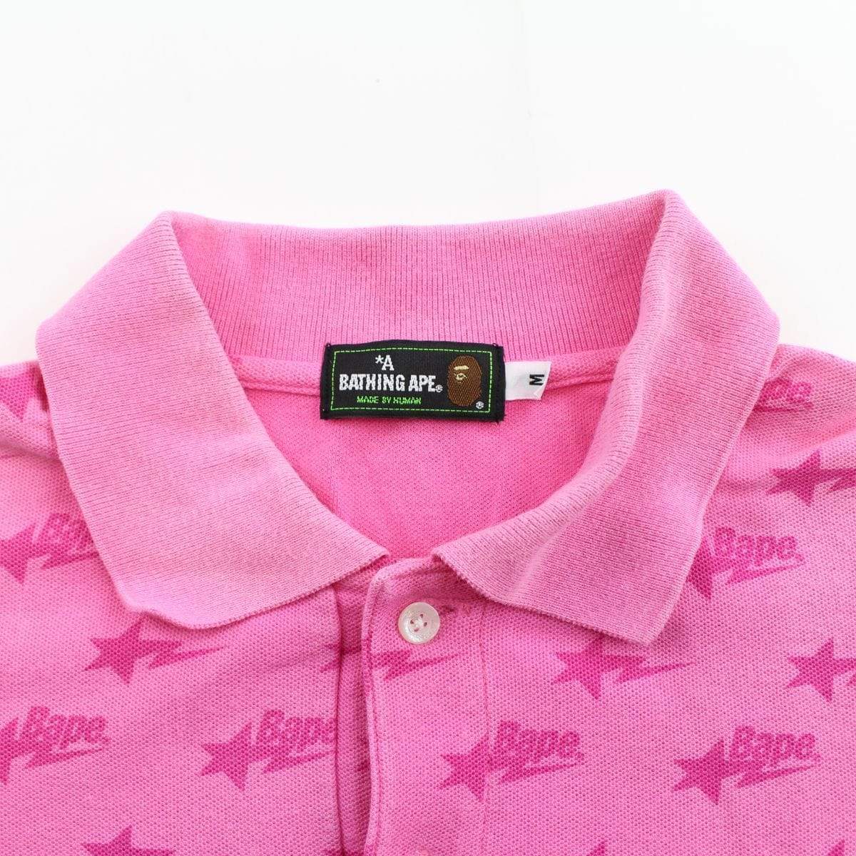 bapesta allover polo pink - SaruGeneral