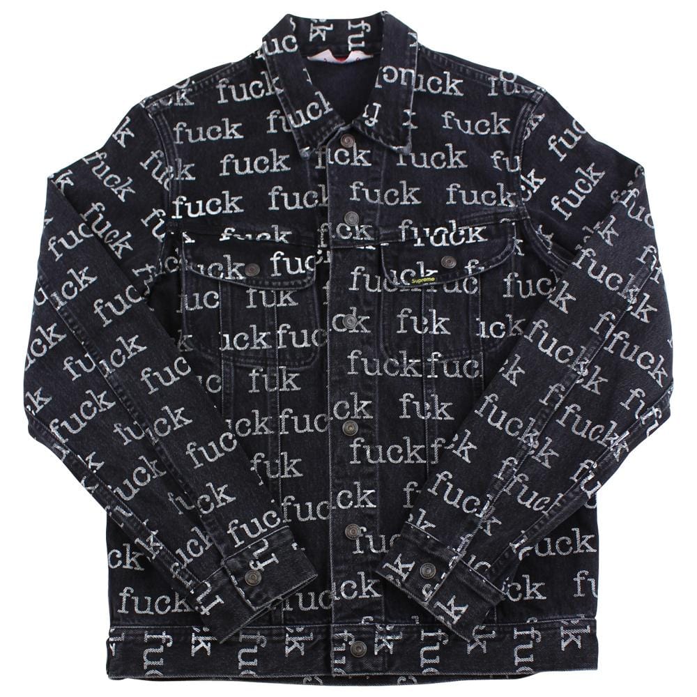 ジャケット・アウター Supreme fuck denim jacket 2013ss 楽天市場】Supreme 2013SS Fuck Denim Jacket シュプリーム FUCK