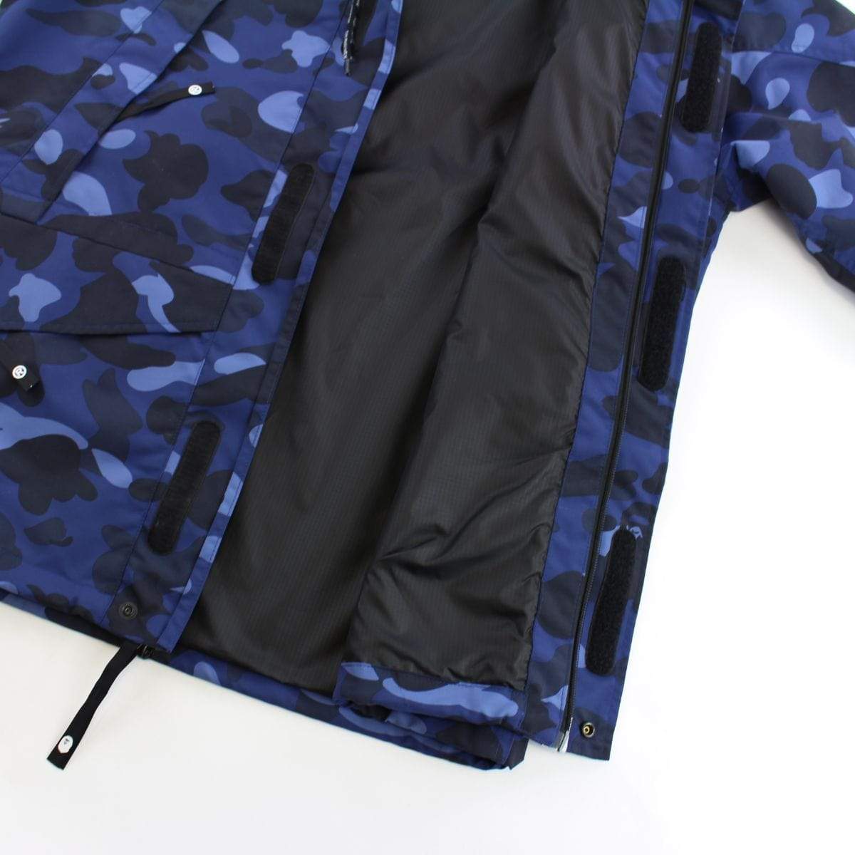 Bape Blue Camo Snowboard Jacket - SaruGeneral