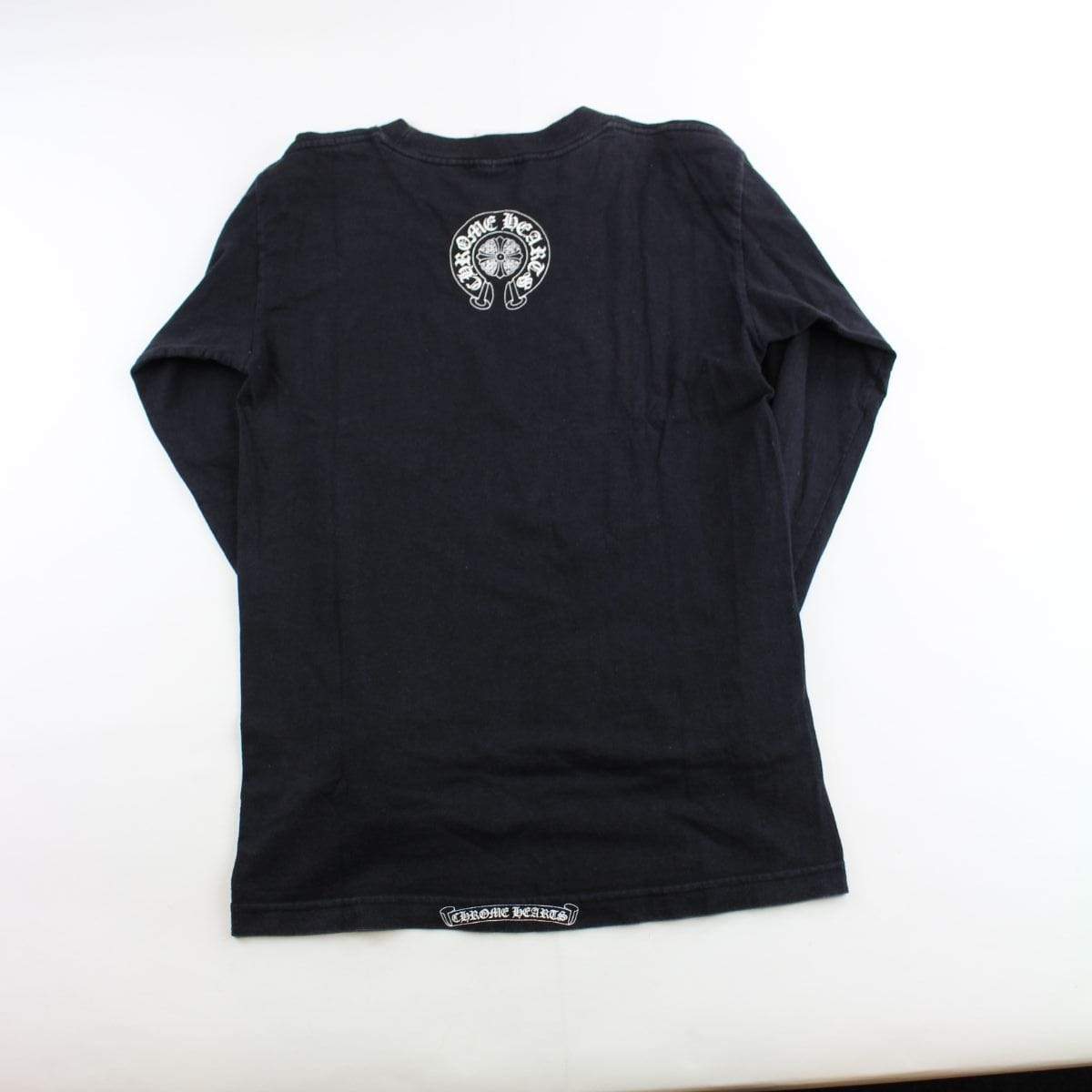 chrome hearts dagger pocket ls black - SaruGeneral