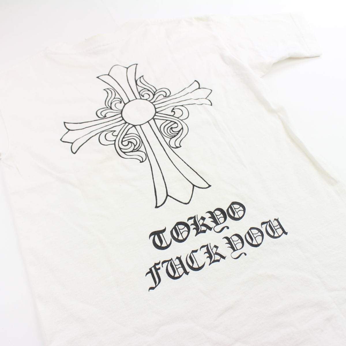 chrome hearts tokyo fuck you tee white - SaruGeneral