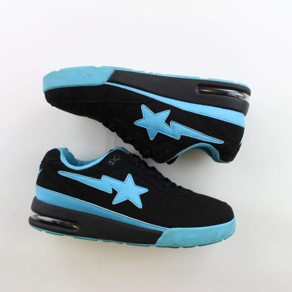 Bape Roadsta Blue Black Suede - SaruGeneral