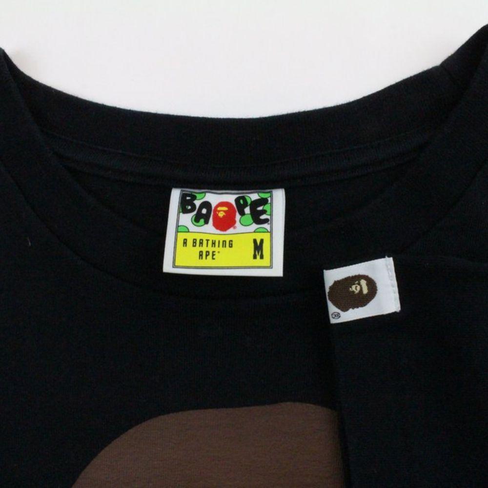 Bape Original Big Ape Logo Tee Black - SaruGeneral
