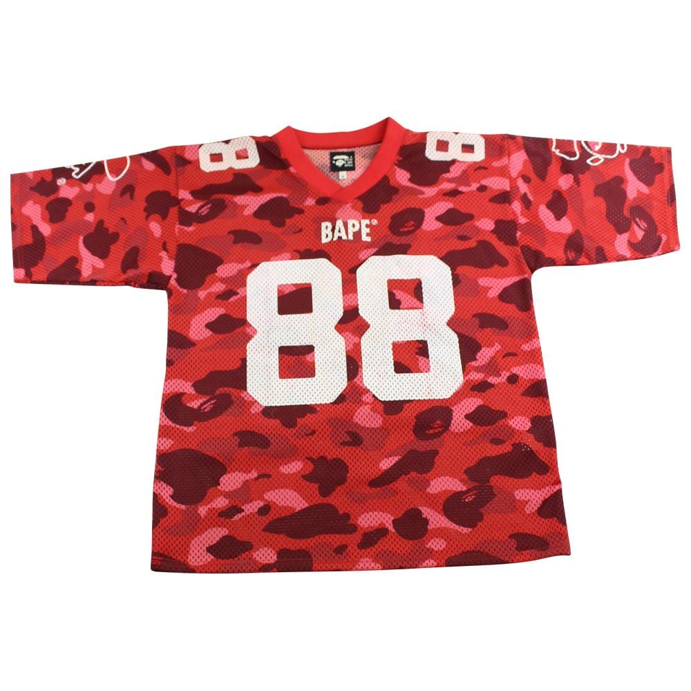 Bape Red Camo Mesh Jersey – SARUGENERAL