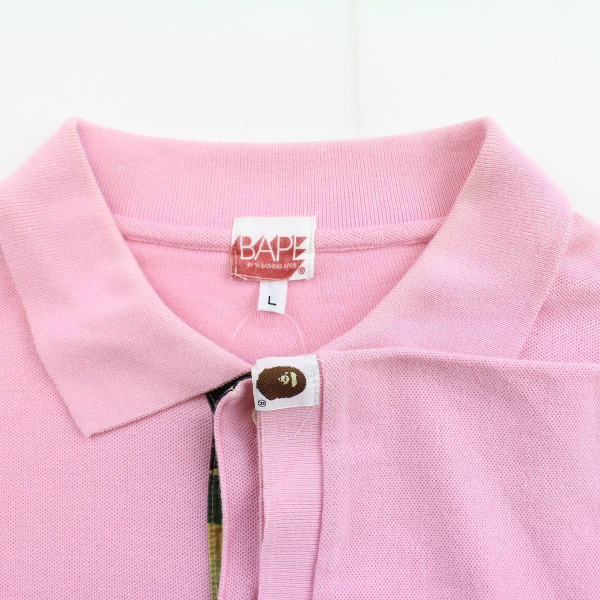 Bape x Kaws Polo Shirt Pink - SARUUK