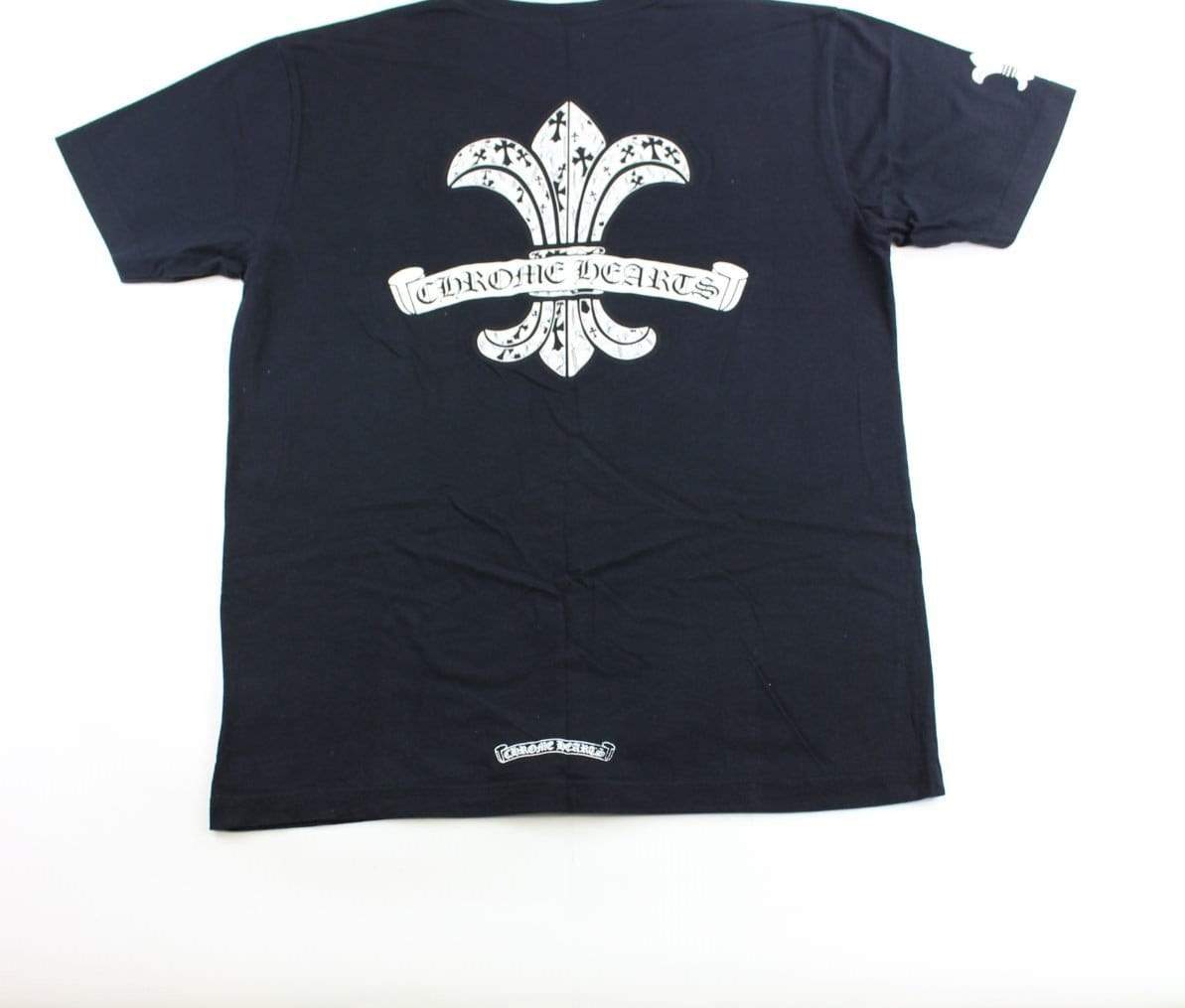 chrome hearts Crest Crosses tee black - SaruGeneral