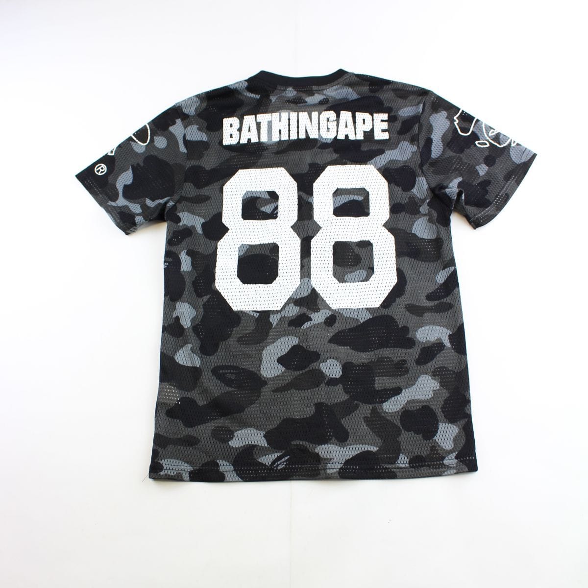 Bape Black Camo Football Jersey - SARUUK