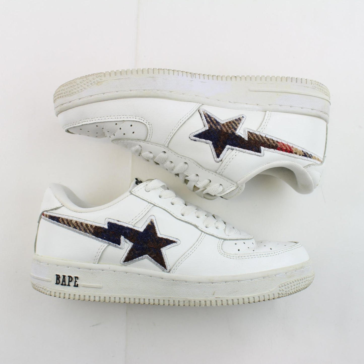 Bapesta Tartan White - SARUUK