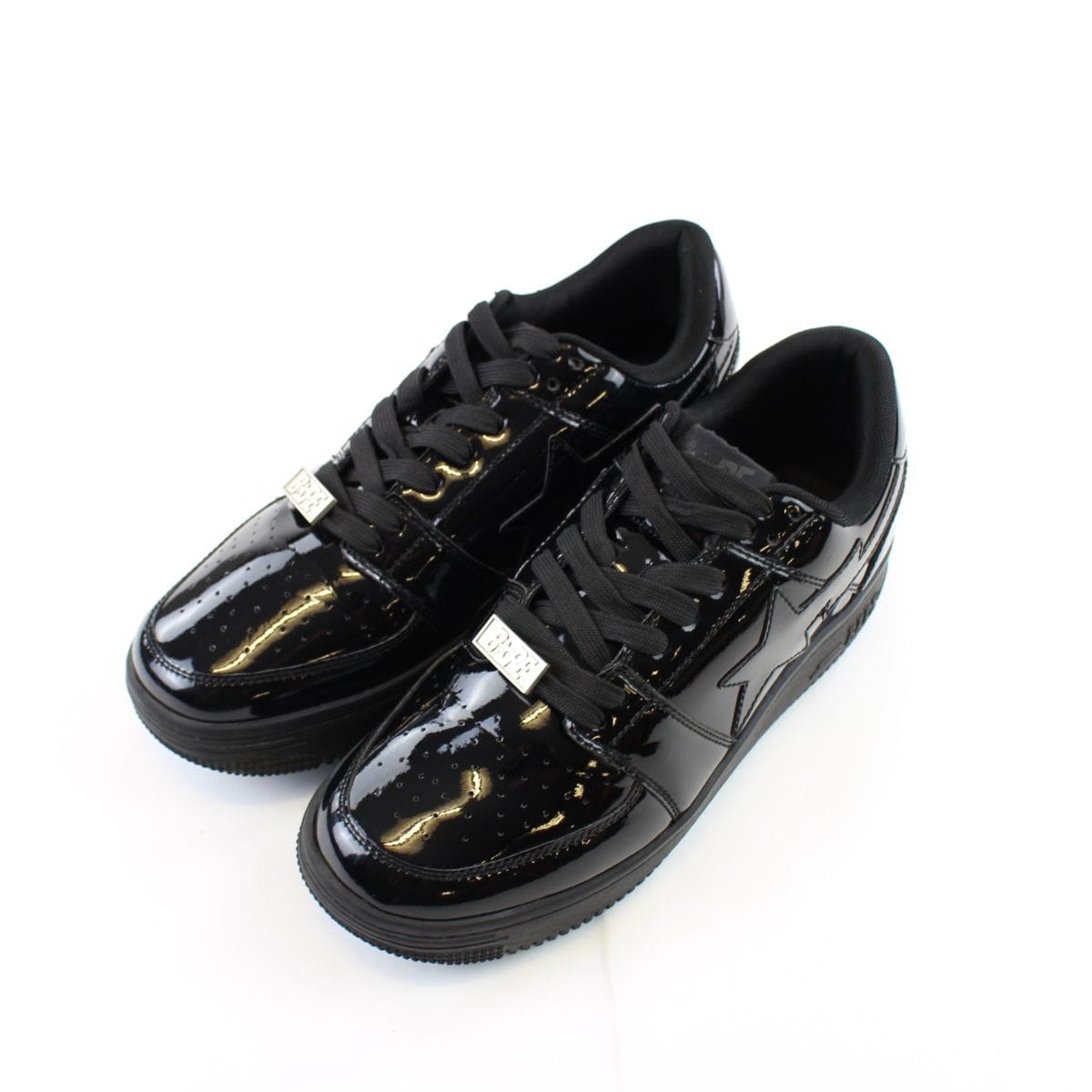 Bapesta Patent Leather Black - SARUUK