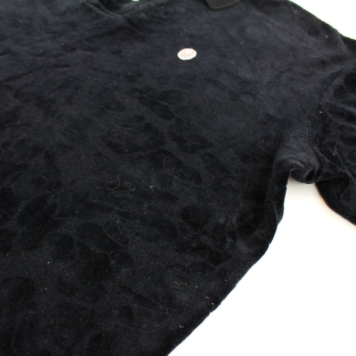Bapexclusve Black velour Camo Polo - SARUUK