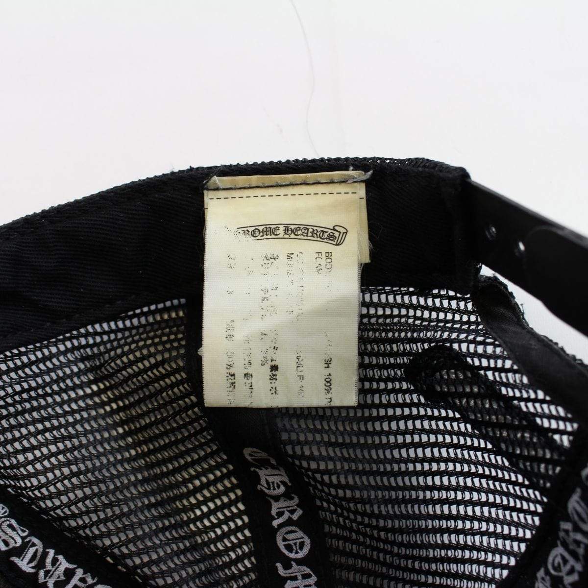 chrome hearts x foti trucker cap black - SaruGeneral