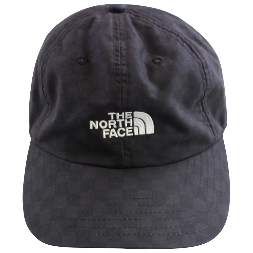 supreme x the north face tnf black checkered 6panel 2011 – SARUGENERAL