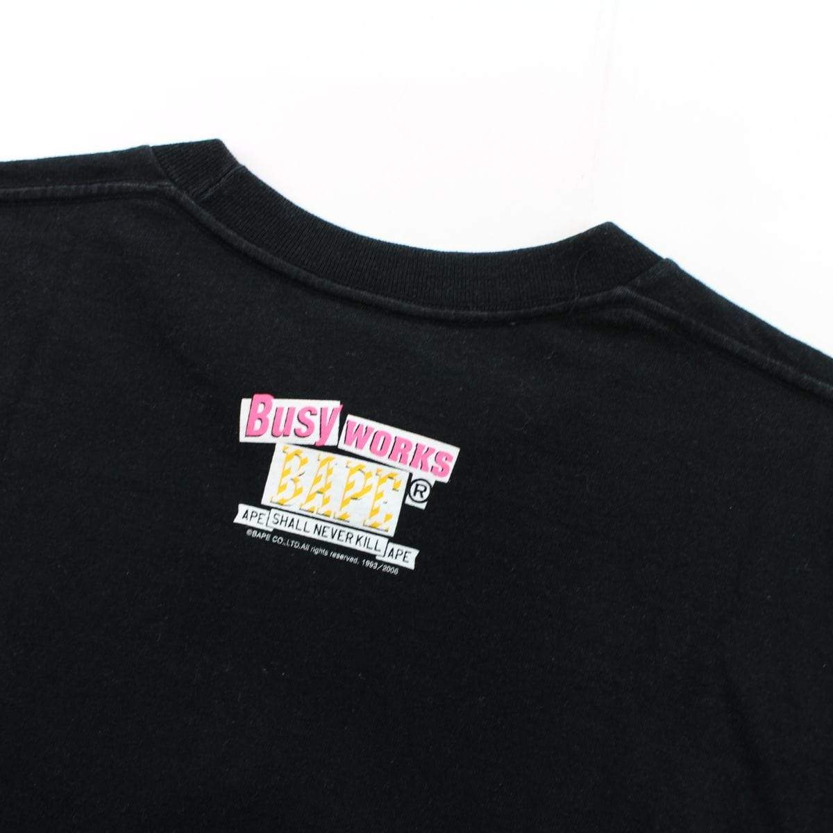 Bape Sex Pistols College Logo Tee Black - SaruGeneral