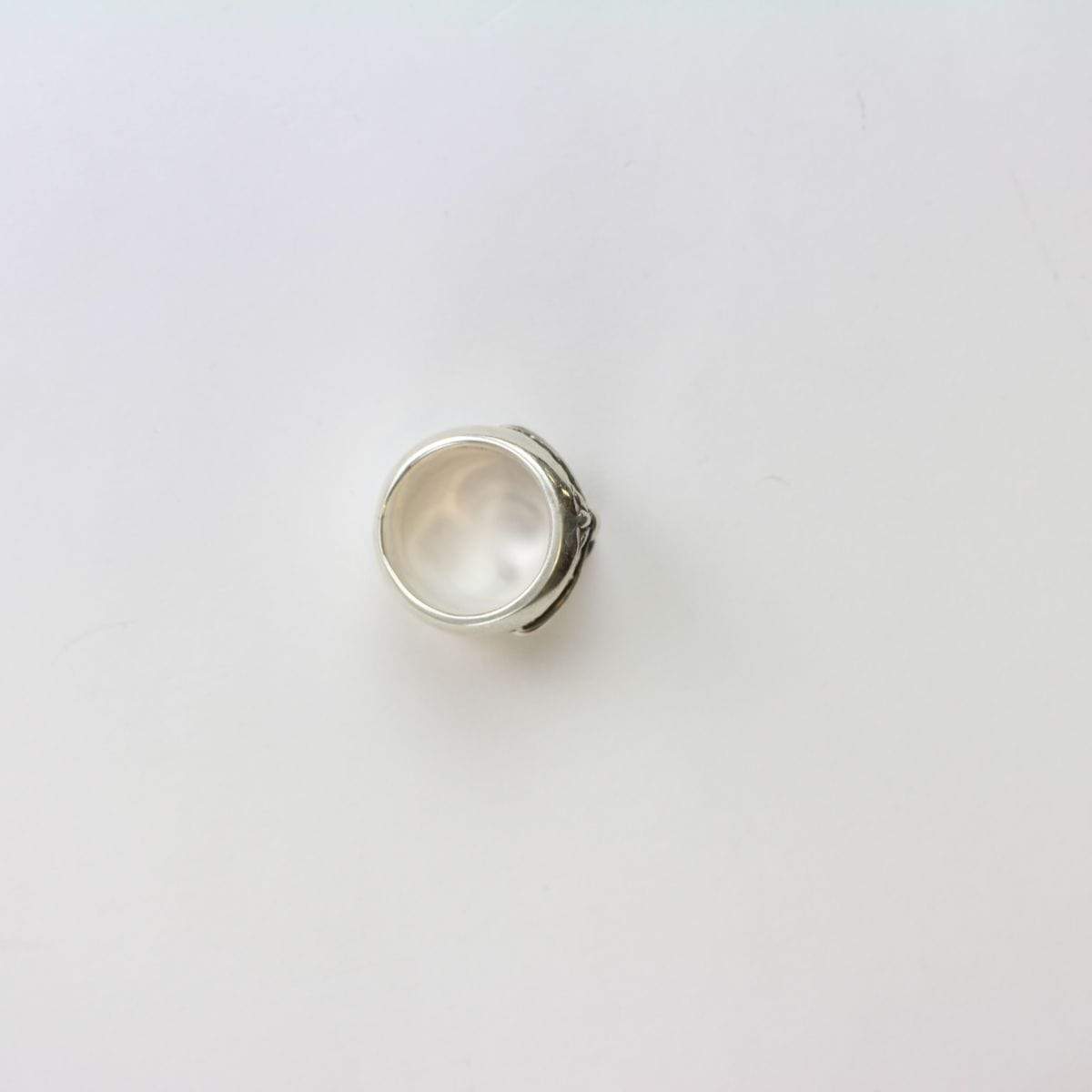 chrome hearts classic oval cross ring - SaruGeneral