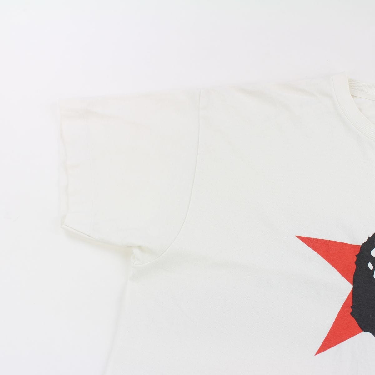 Bape Big Ape Red Star Tee White - SARUUK