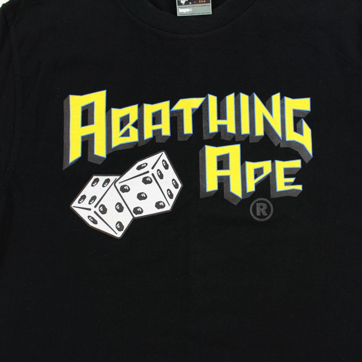 Bape Rolling Dice Tee Black - SARUUK