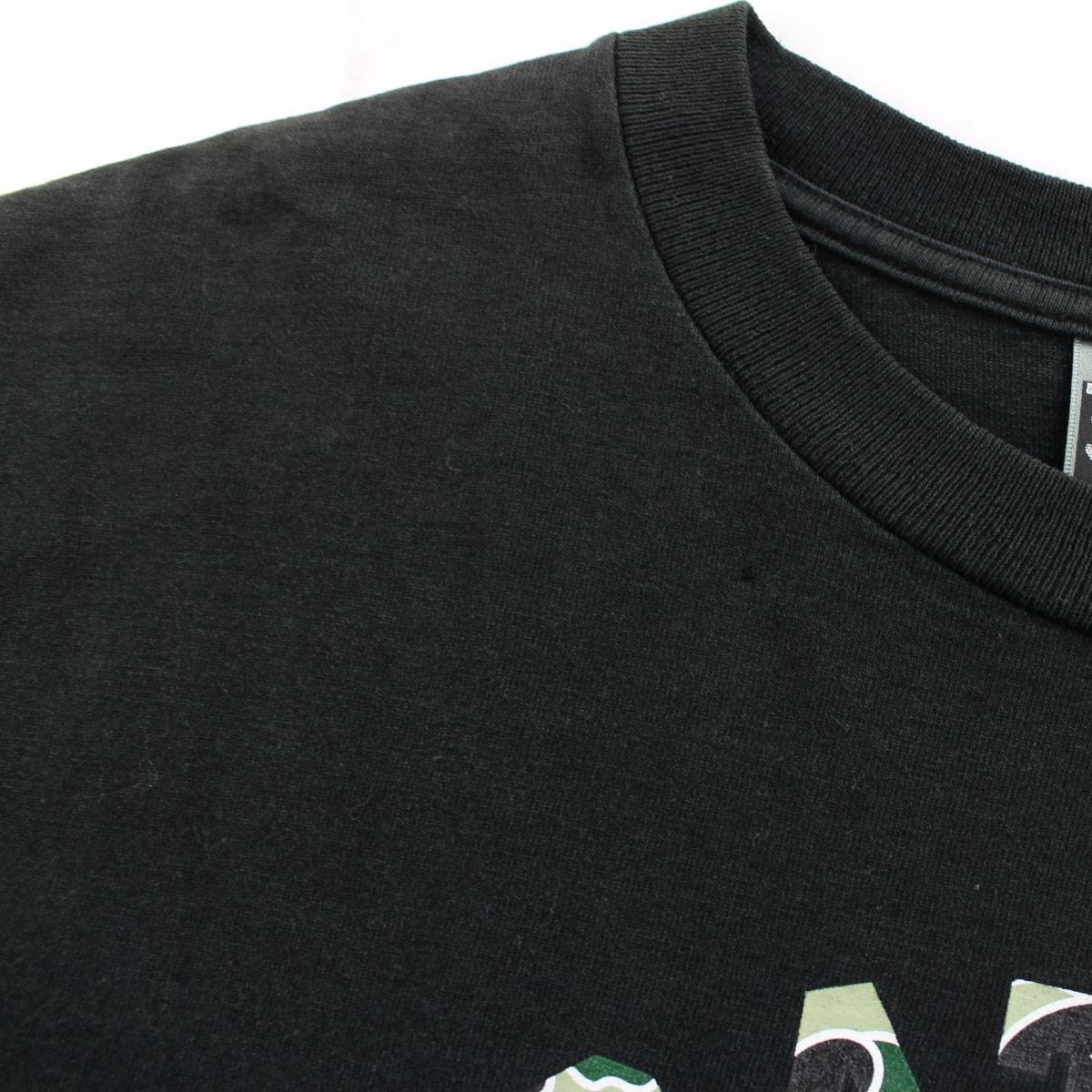 Bape Pink 3D Text Ape Face Tee Black - SARUUK