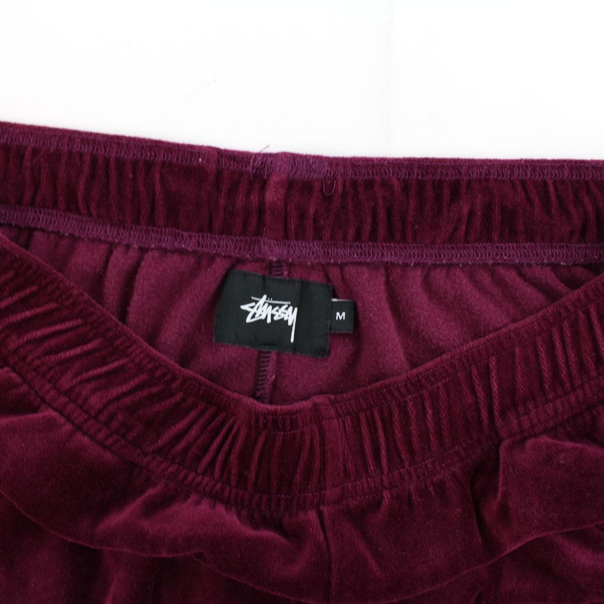 Stussy Velour Trackpants Purple - SARUUK