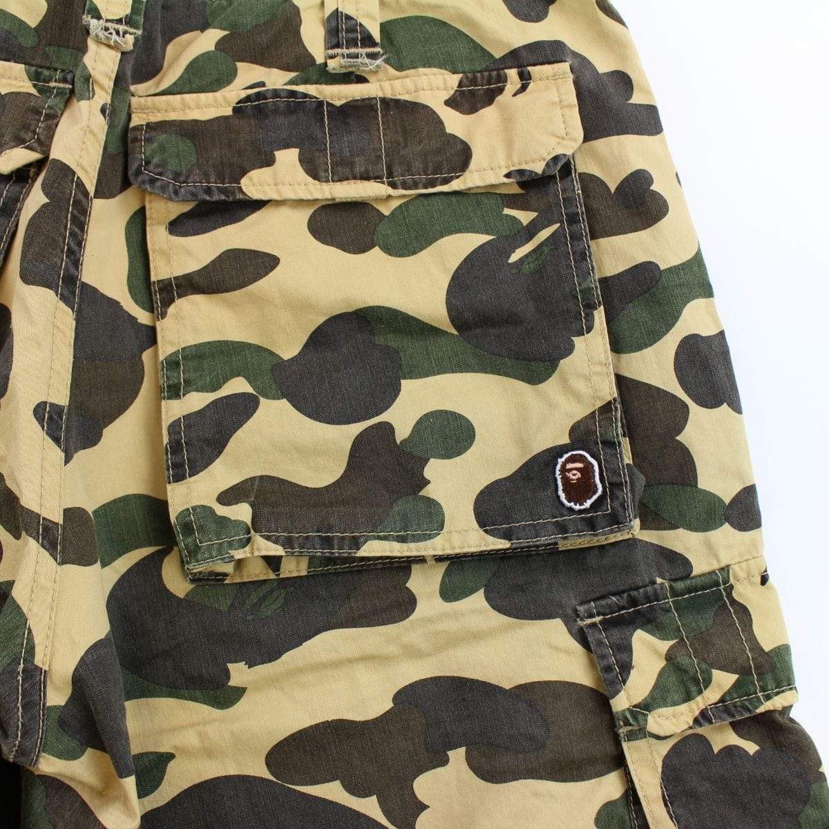 Bape 1st Yellow Camo cargo shorts - SaruGeneral