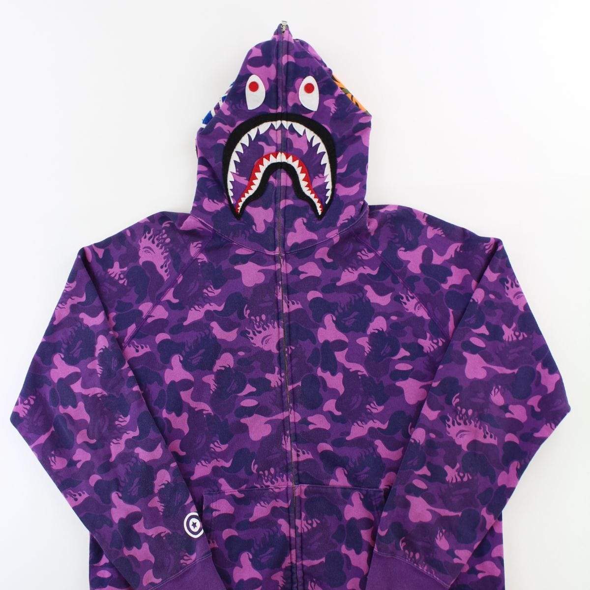 Bape Purple Flame Camo Shark - SaruGeneral