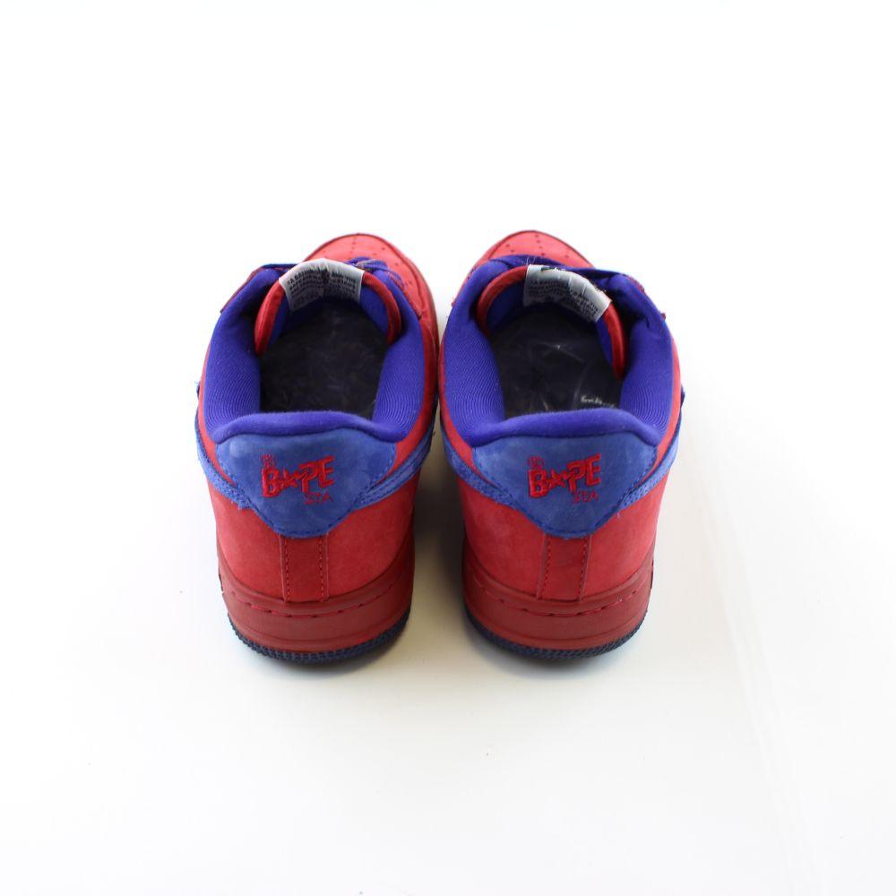 Bapesta Red & Purple Nubuck - SaruGeneral