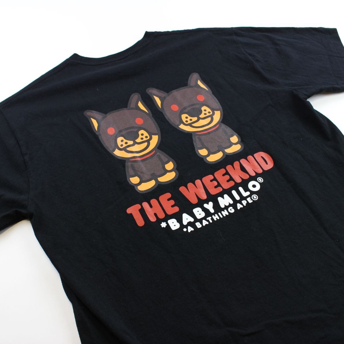 bape x the weeknd tee black 2020 - SaruGeneral
