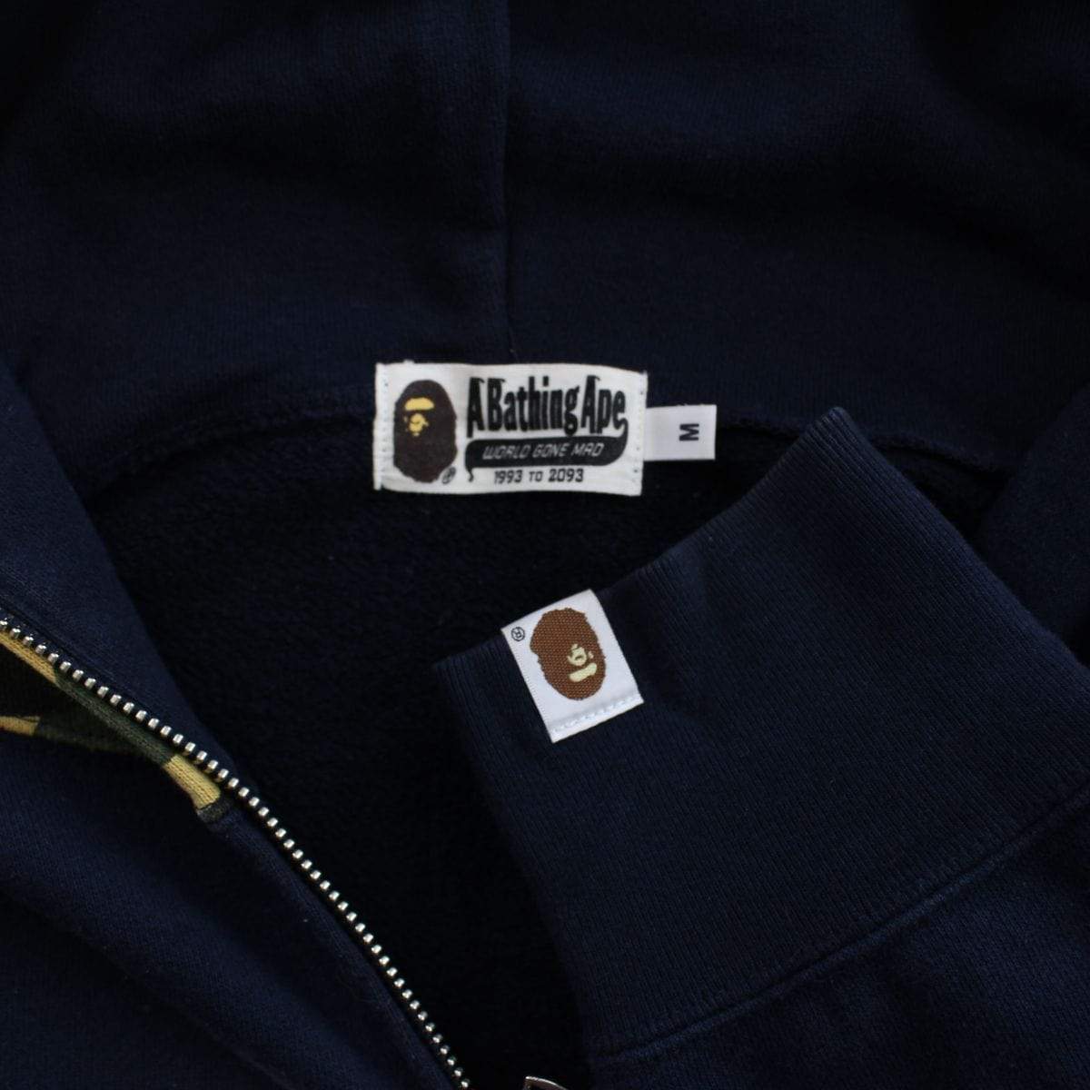 bape text shark black 1st yellow - SaruGeneral