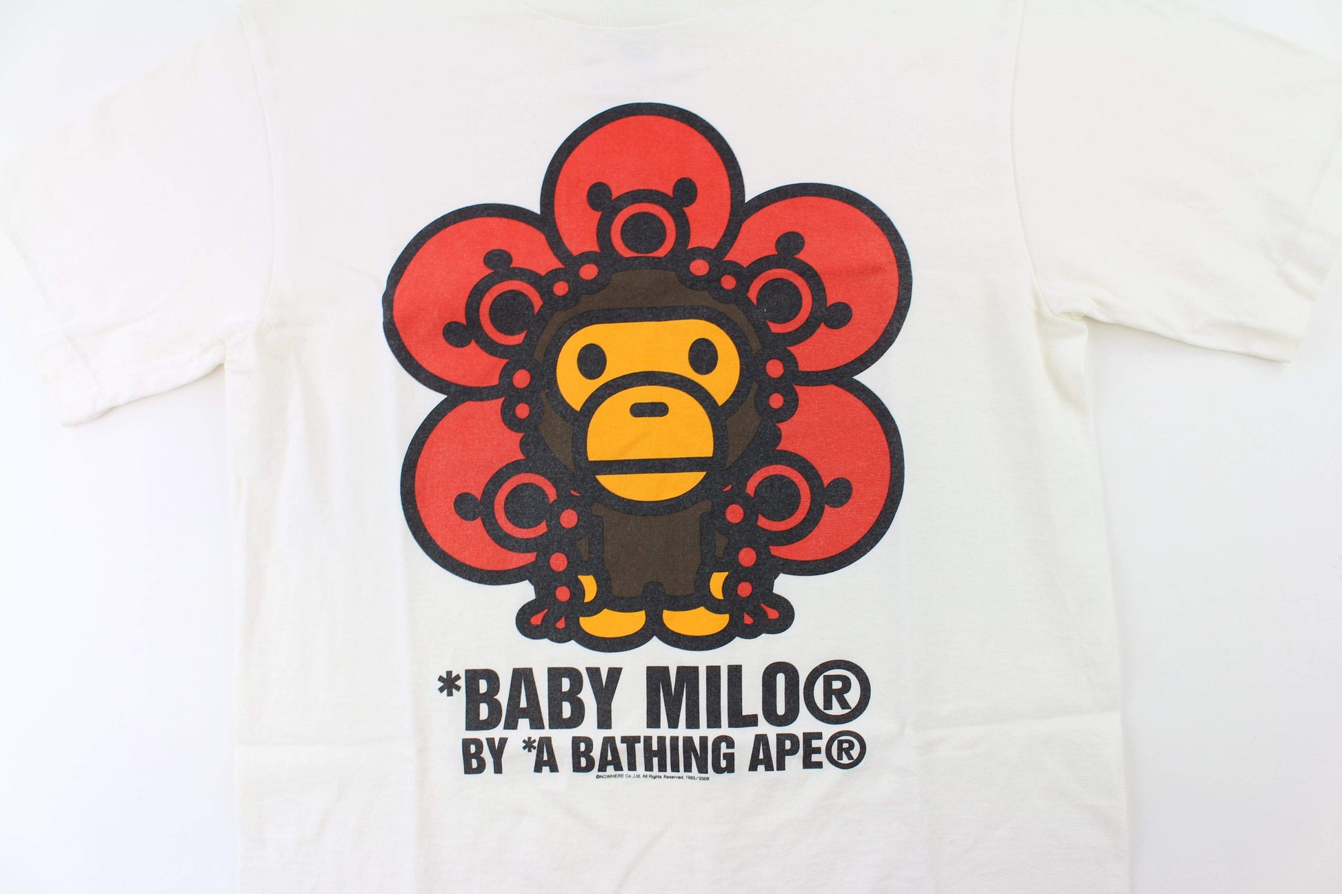 Baby Baby Milo Red Minion Tee White - SaruGeneral