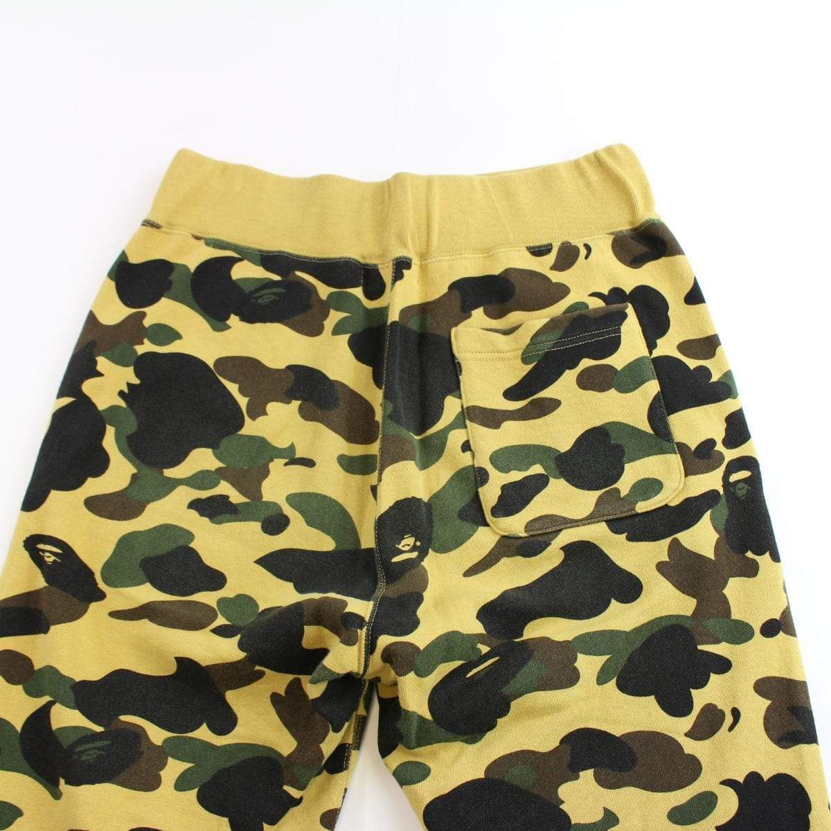 bape 1st yellow camo sweatpants - SaruGeneral