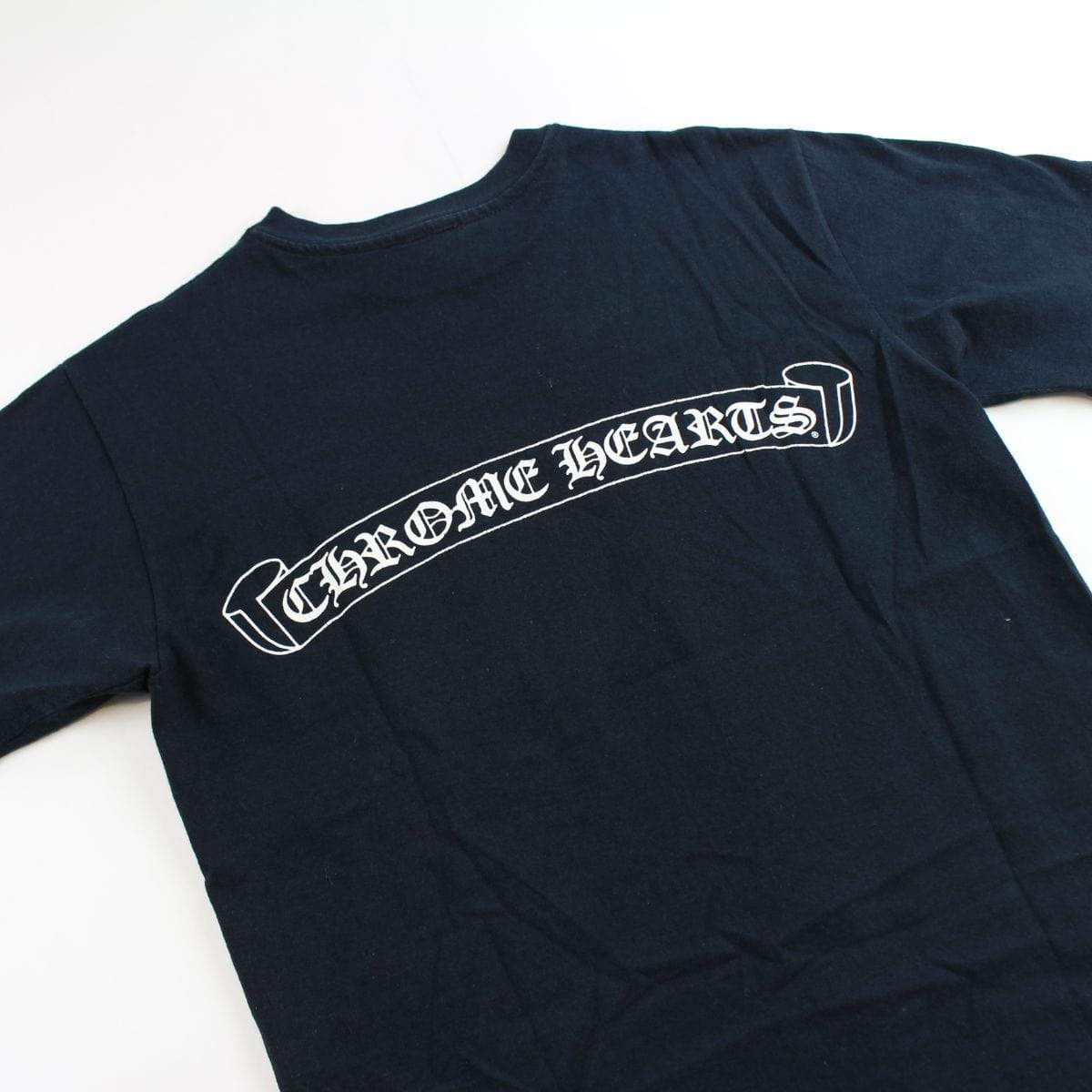 chrome hearts script pocket tee black - SaruGeneral