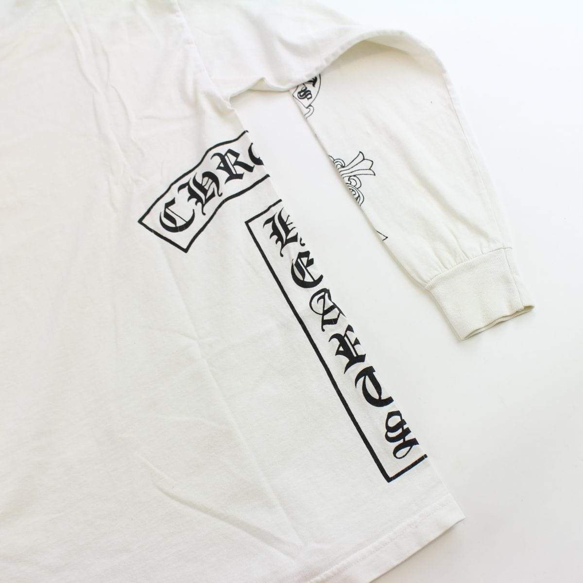 chrome hearts pocket cross ls white - SaruGeneral