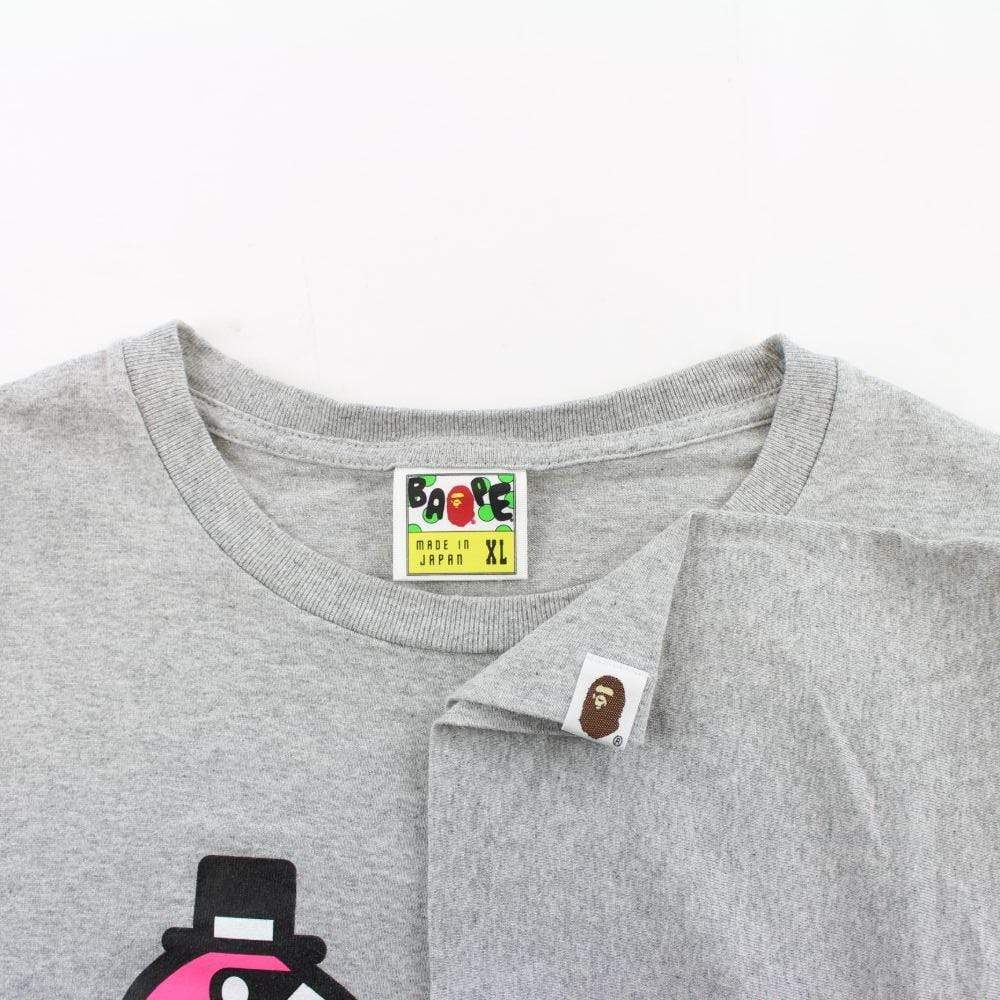 Bape Baby Milo Flamgino Glass Tee Grey - SaruGeneral