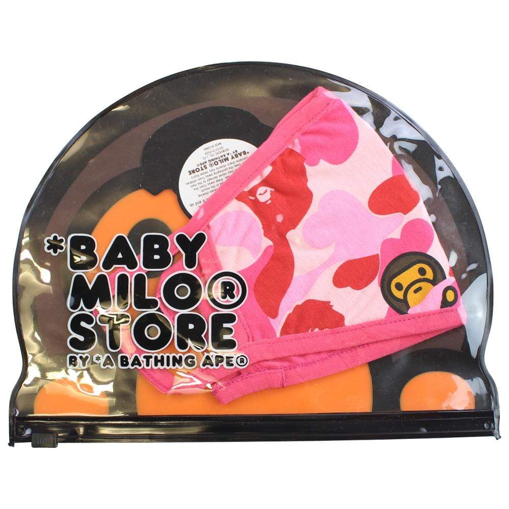 Bape baby milo pink camo face mask - SaruGeneral