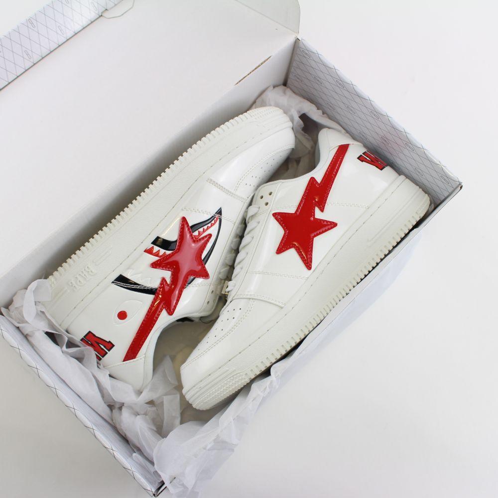 Bapesta Shark Face White - SaruGeneral