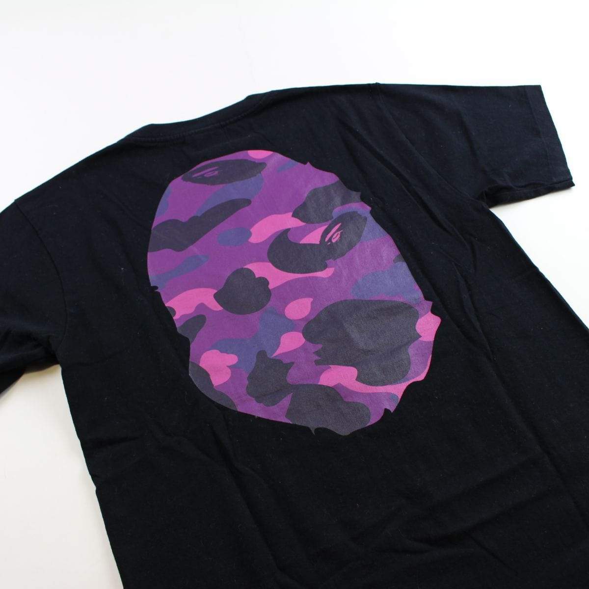 bape purple camo big ape tee black - SaruGeneral