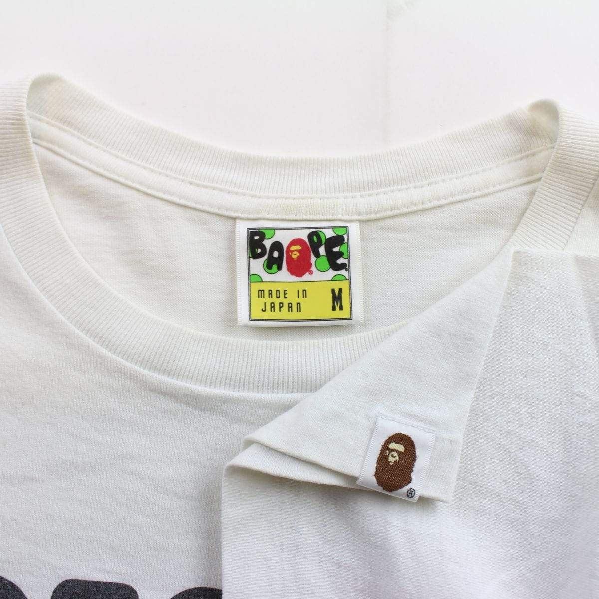 bape milo japan relief tee white - SaruGeneral
